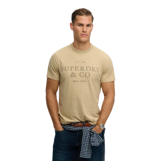SUPERDRY MUŠKA MAJICA BEŽ 50199