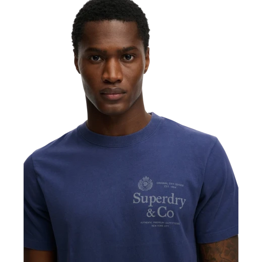 SUPERDRY MUŠKA MAJICA PLAVA 52743