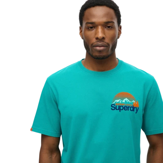 SUPERDRY MUŠKA MAJICA PLAVA 52837