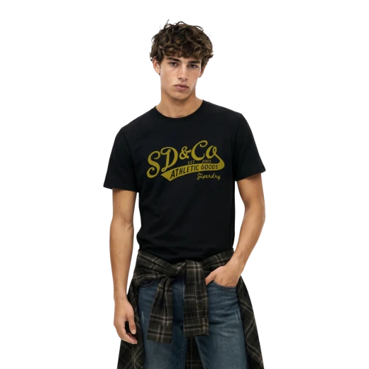 SUPERDRY MUŠKA MAJICA CRNA