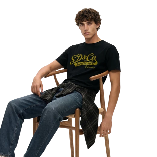 SUPERDRY MUŠKA MAJICA CRNA 53037
