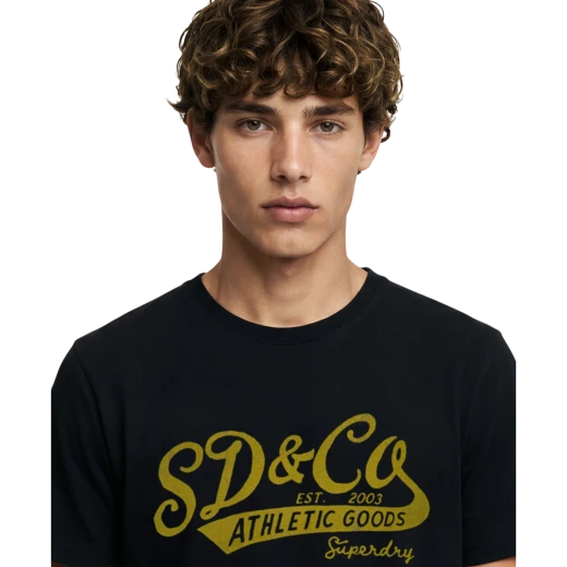 SUPERDRY MUŠKA MAJICA CRNA 53037