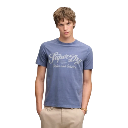 SUPERDRY MUŠKA MAJICA PLAVA