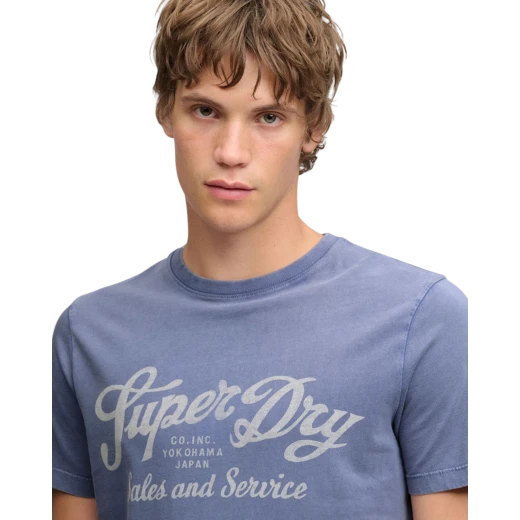 SUPERDRY MUŠKA MAJICA PLAVA 53038
