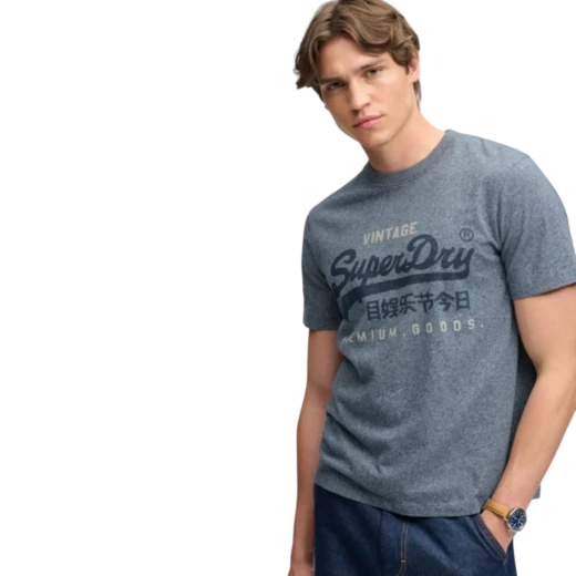 SUPERDRY MUŠKA MAJICA PLAVA