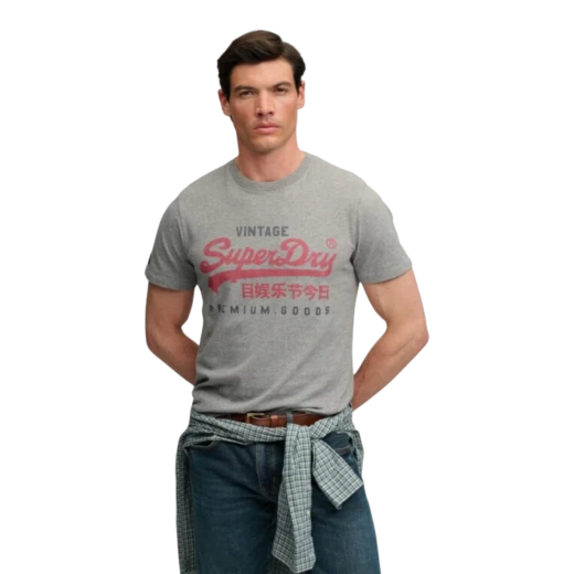 SUPERDRY MUŠKA MAJICA SIVA