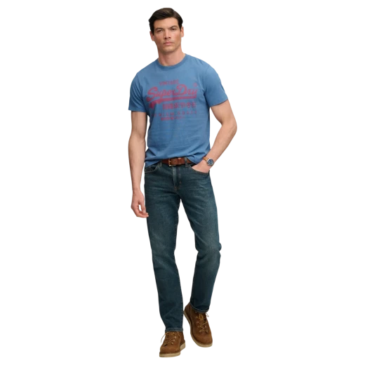 SUPERDRY MUŠKA MAJICA PLAVA 53044