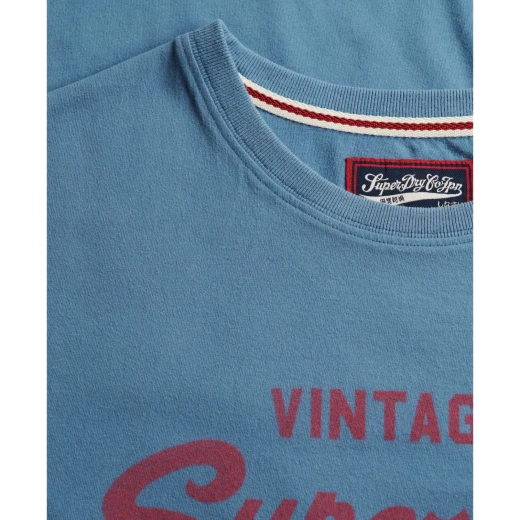 SUPERDRY MUŠKA MAJICA PLAVA 53044