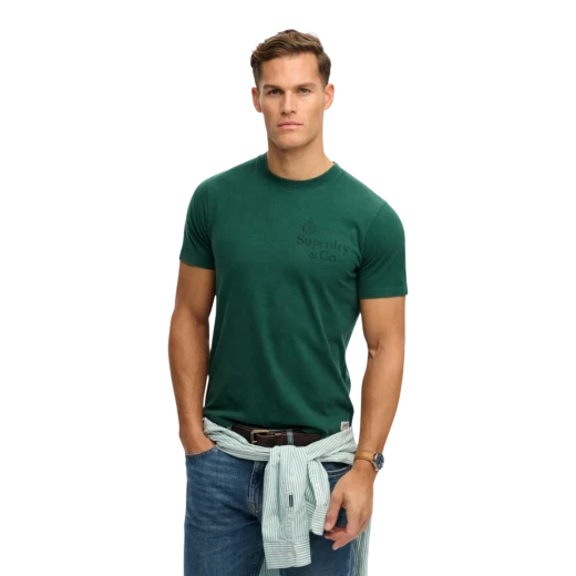 SUPERDRY MUŠKA MAJICA ZELENA