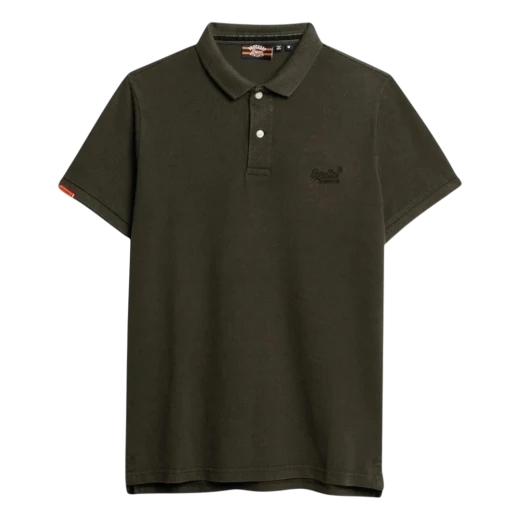 SUPERDRY MUŠKA POLO MAJICA CRNA