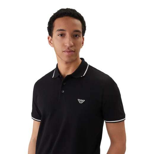 EMPORIO ARMANI MUŠKA POLO MAJICA CRNA 50728