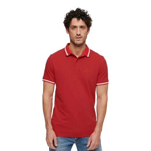 SUPERDRY MUŠKA POLO MAJICA CRVENA