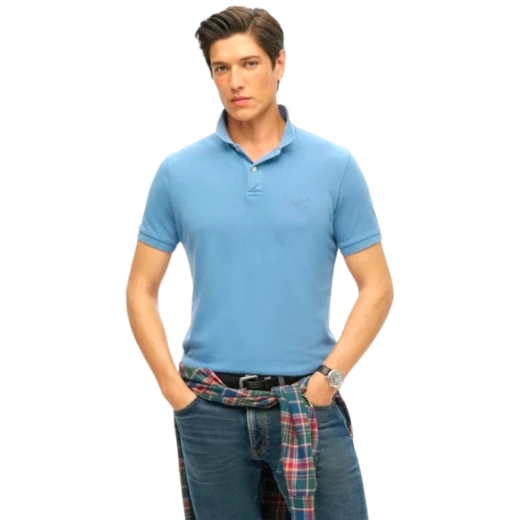 SUPERDRY MUŠKA POLO MAJICA PLAVA 36887