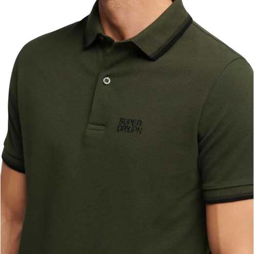 SUPERDRY MUŠKA POLO MAJICA MASLINASTA 38438