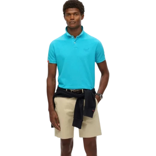SUPERDRY MUŠKA POLO MAJICA PLAVA 40352