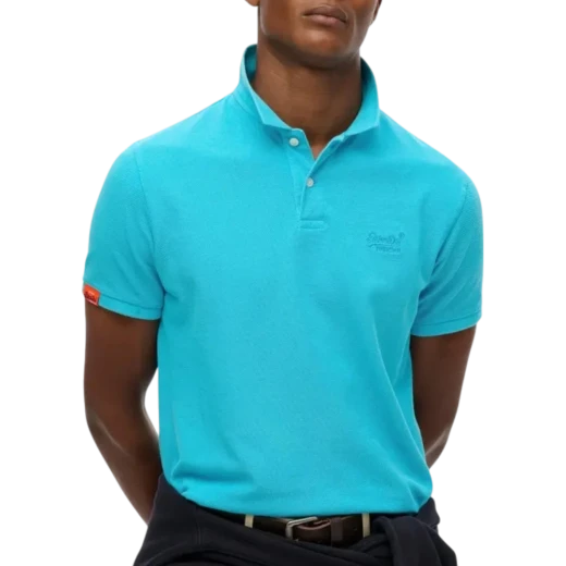 SUPERDRY MUŠKA POLO MAJICA PLAVA 40352