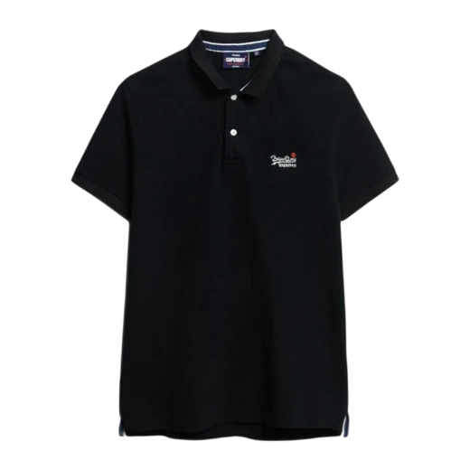 SUPERDRY MUŠKA POLO MAJICA CRNA