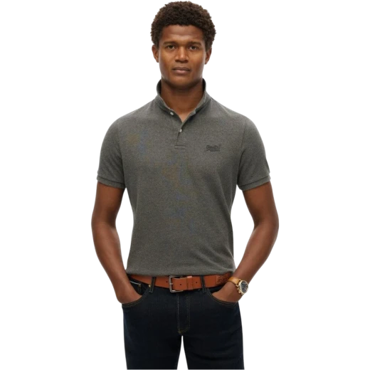 SUPERDRY MUŠKA POLO MAJICA SIVA