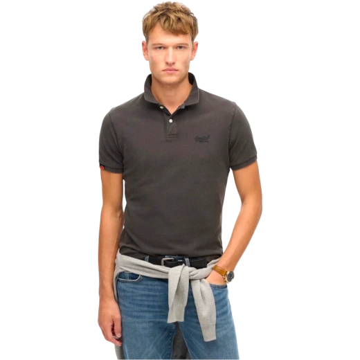 SUPERDRY MUŠKA POLO MAJICA CRNA 43099