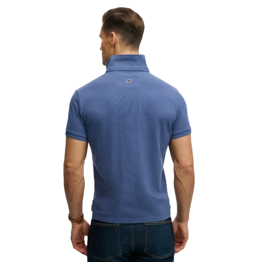 SUPERDRY MUŠKA POLO MAJICA PLAVA 47741