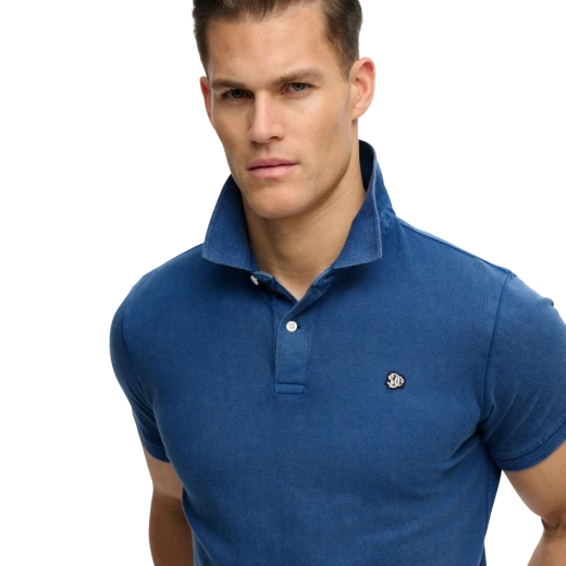 SUPERDRY MUŠKA POLO MAJICA PLAVA 50202