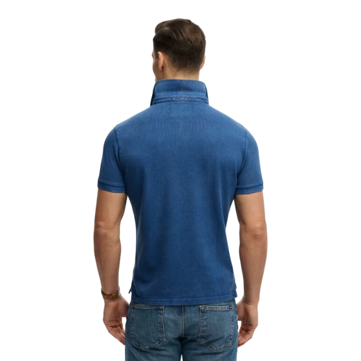 SUPERDRY MUŠKA POLO MAJICA PLAVA 50202