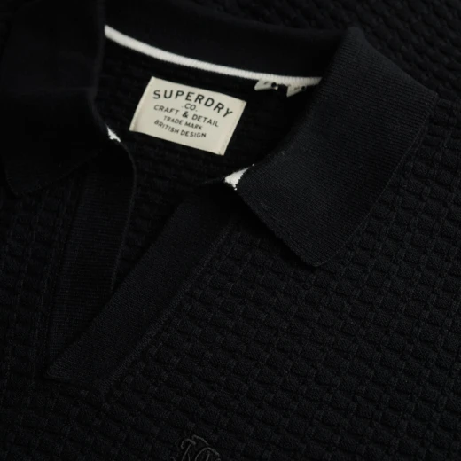SUPERDRY MUŠKA POLO MAJICA CRNA 50205