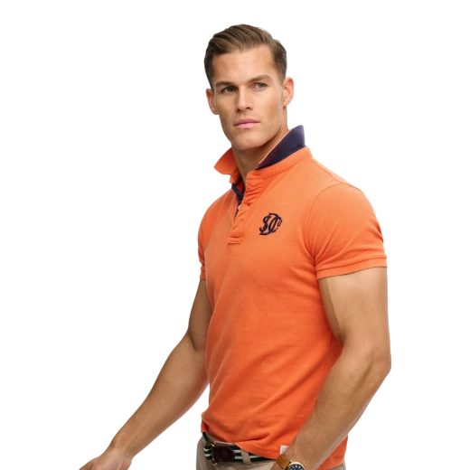 SUPERDRY MUŠKA POLO MAJICA NARANDŽASTA 50210