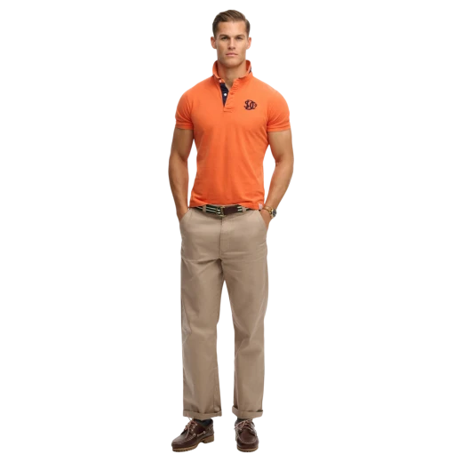 SUPERDRY MUŠKA POLO MAJICA NARANDŽASTA 50210