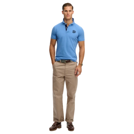 SUPERDRY MUŠKA POLO MAJICA PLAVA 50212