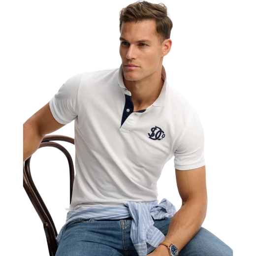 SUPERDRY MUŠKA POLO MAJICA BIJELA