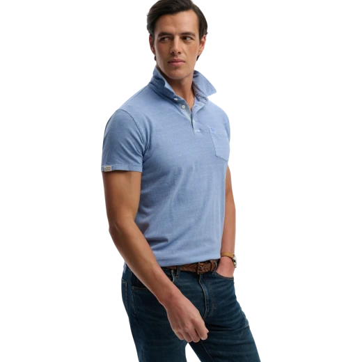 SUPERDRY MUŠKA POLO MAJICA PLAVA 50218