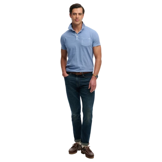 SUPERDRY MUŠKA POLO MAJICA PLAVA 50218