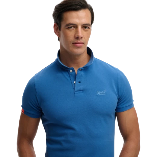 SUPERDRY MUŠKA POLO MAJICA PLAVA 50982