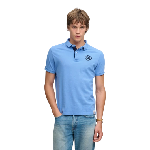 SUPERDRY MUŠKA POLO MAJICA PLAVA