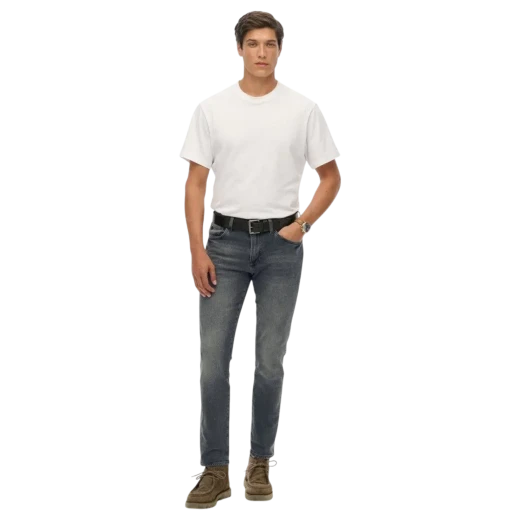SUPERDRY MUŠKE FARMERKE SIVA 47627