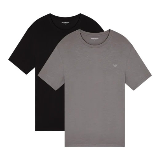 EMPORIO ARMANI MUŠKE MAJICE 2 PACK CRNA