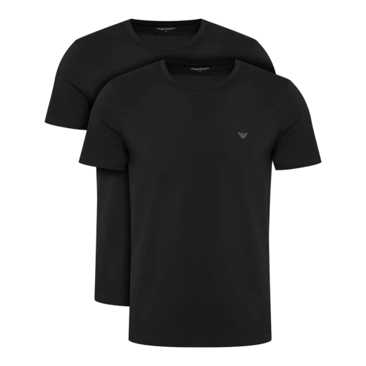 EMPORIO ARMANI MUŠKE MAJICE 2 PACK CRNA
