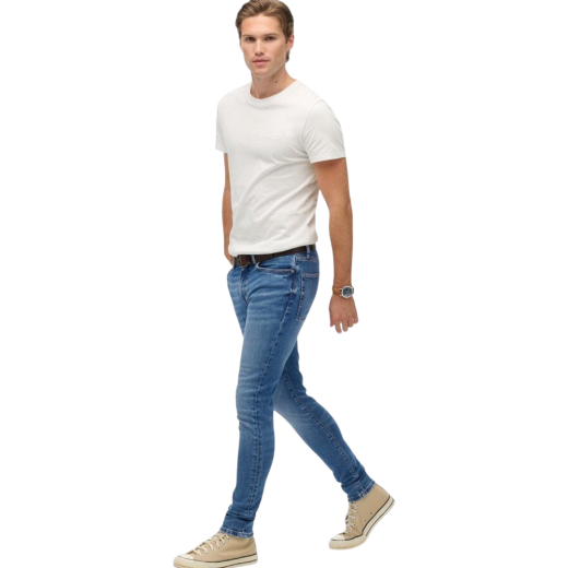 SUPERDRY MUŠKE PANTALONE PLAVA 43176