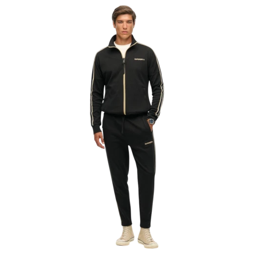 SUPERDRY MUŠKE PANTALONE CRNA