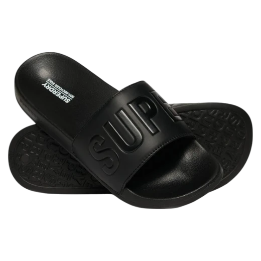 SUPERDRY MUŠKE PAPUČE CRNA
