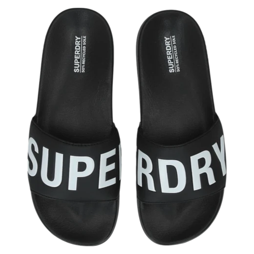SUPERDRY MUŠKE PAPUČE CRNA