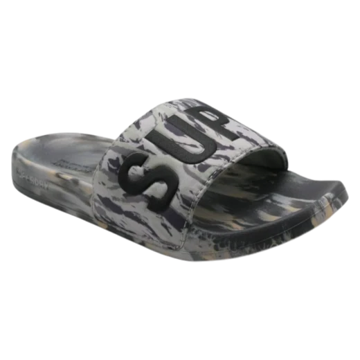 SUPERDRY MUŠKE PAPUČE SIVA