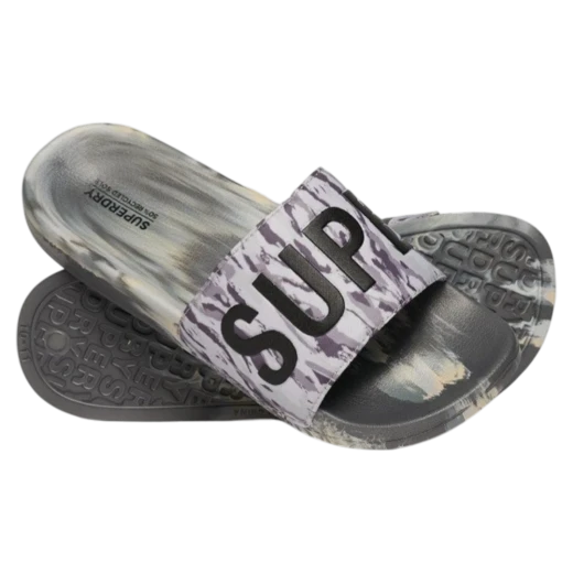 SUPERDRY MUŠKE PAPUČE SIVA 42148
