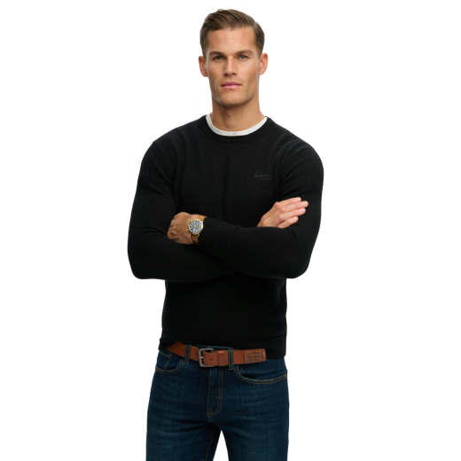 SUPERDRY MUŠKI DŽEMPER CRNA