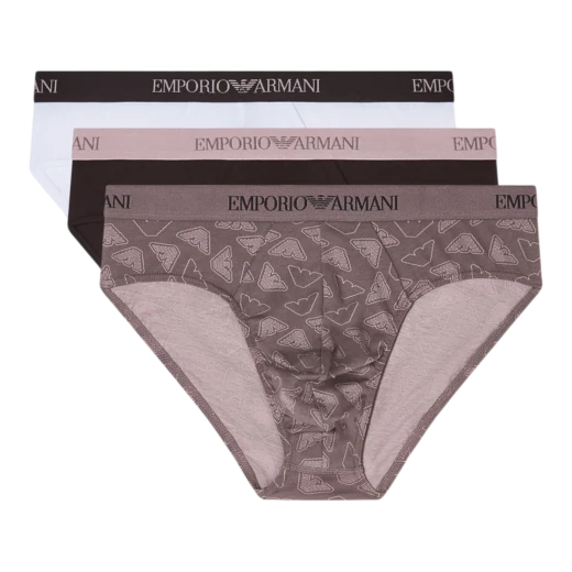 EMPORIO ARMANI MUŠKI VEŠ 3 PACK MULTICOLOR