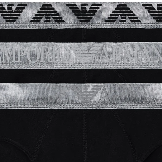 EMPORIO ARMANI MUŠKI VEŠ 3 PACK CRNA 50636