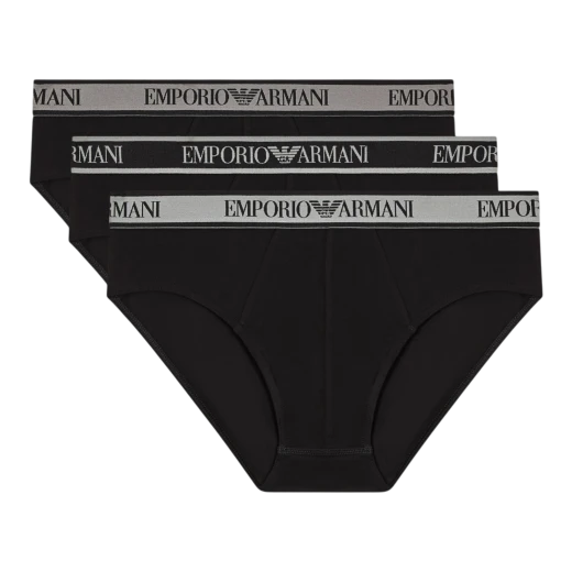 EMPORIO ARMANI MUŠKI VEŠ 3 PACK CRNA
