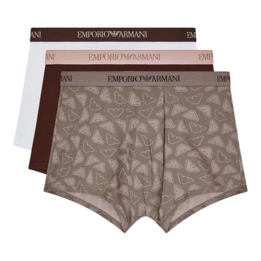 EMPORIO ARMANI MUŠKI VEŠ 3 PACK MULTICOLOR