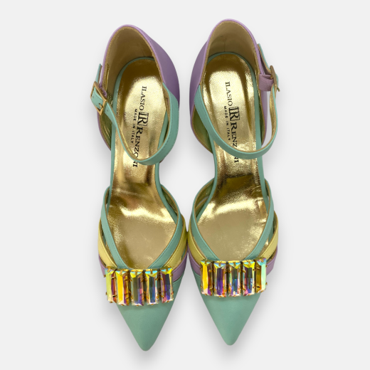 RENZONI ILASIO ŽENSKE SANDALE MULTICOLOR 26309
